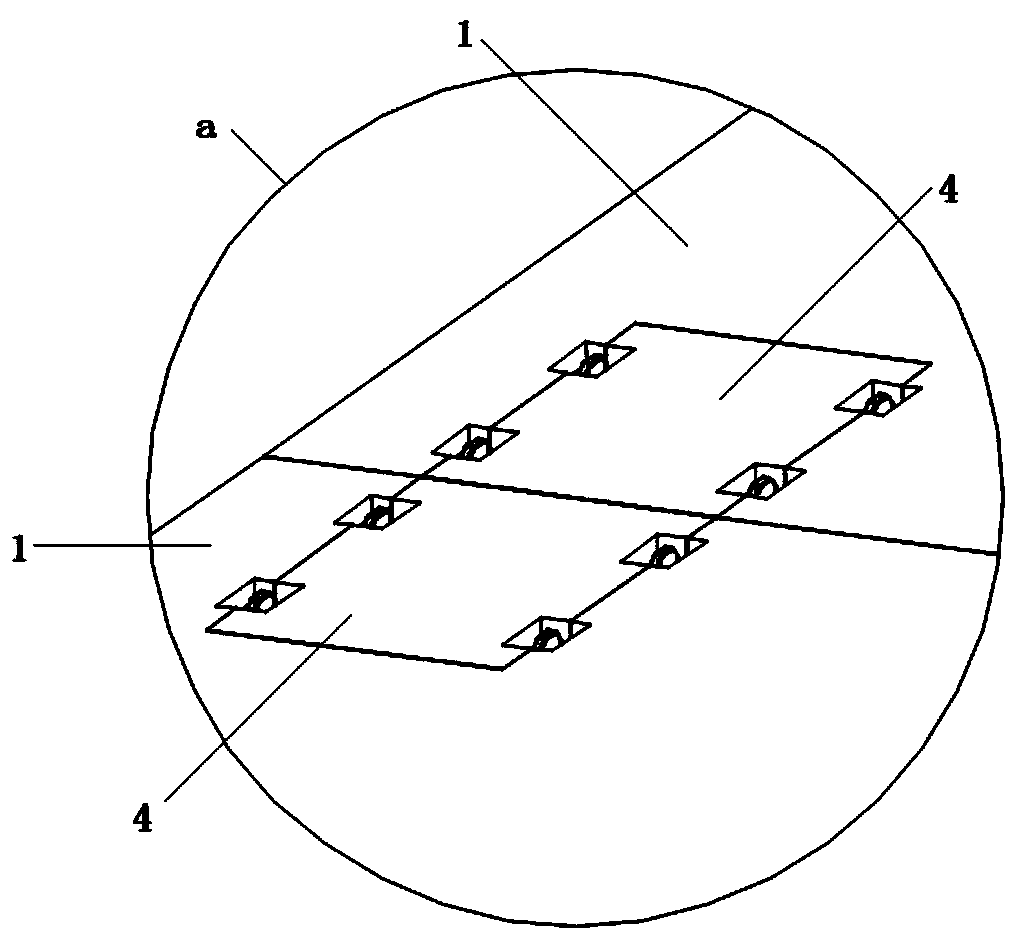 Refrigerator box body connecting structure