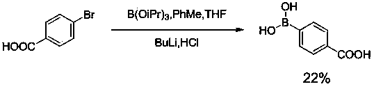 Preparation method of p-carboxyphenylboronic acid