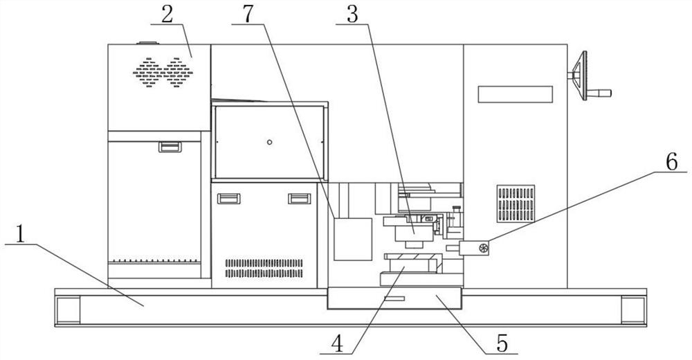 Chip collecting device for milling and turning combined machine tool