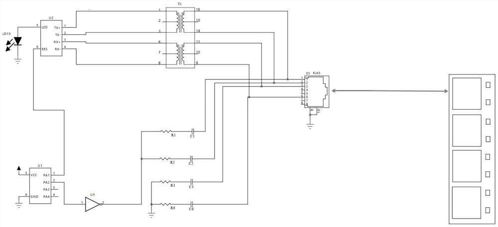 A new type of digital network line hunting device and method