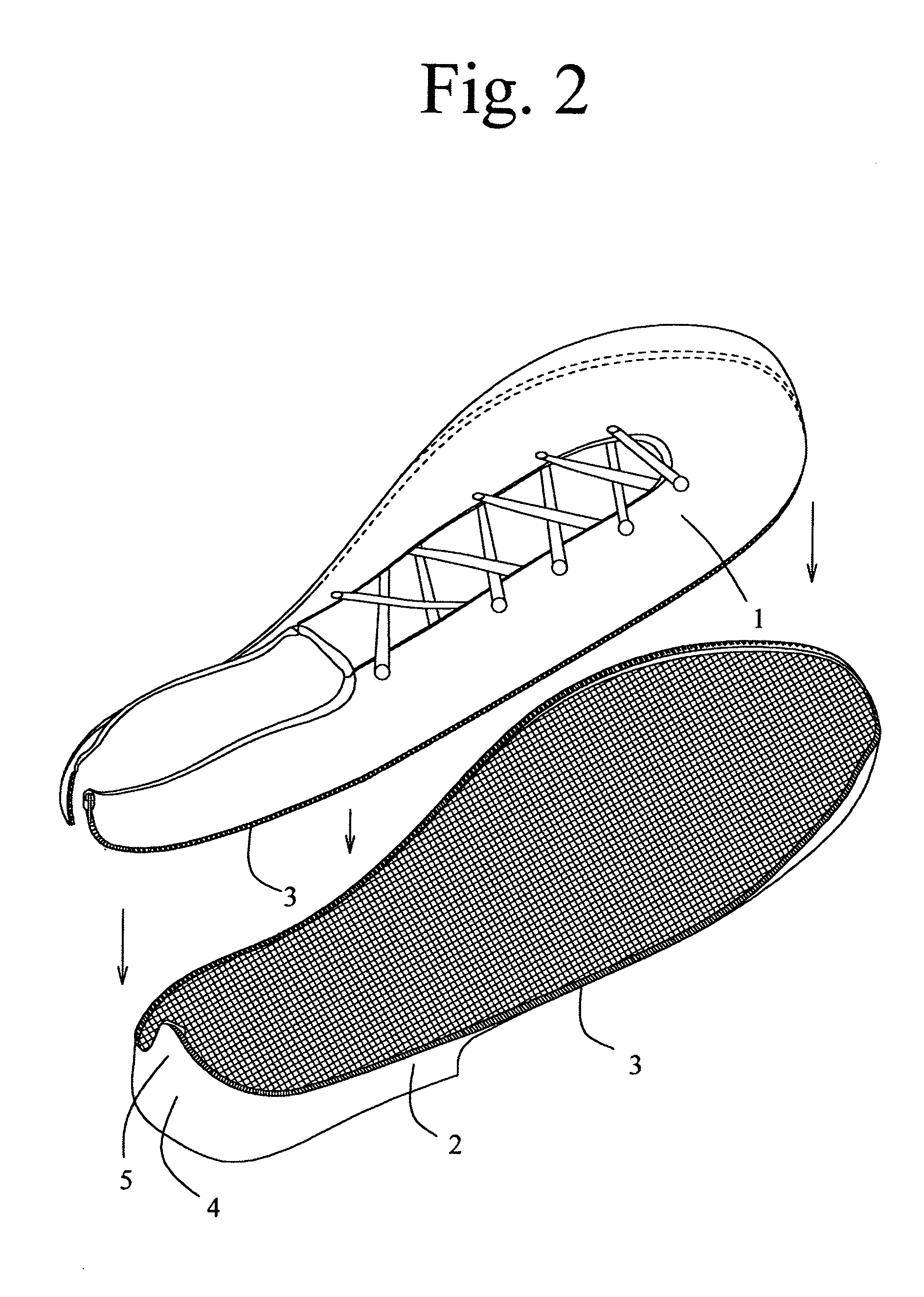 Footwear wear exchangeable upper and sole portions