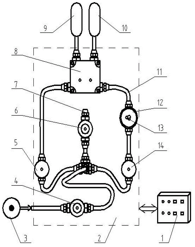 Gas tightness detector and method for testing internal volume of container by aid of gas-release process