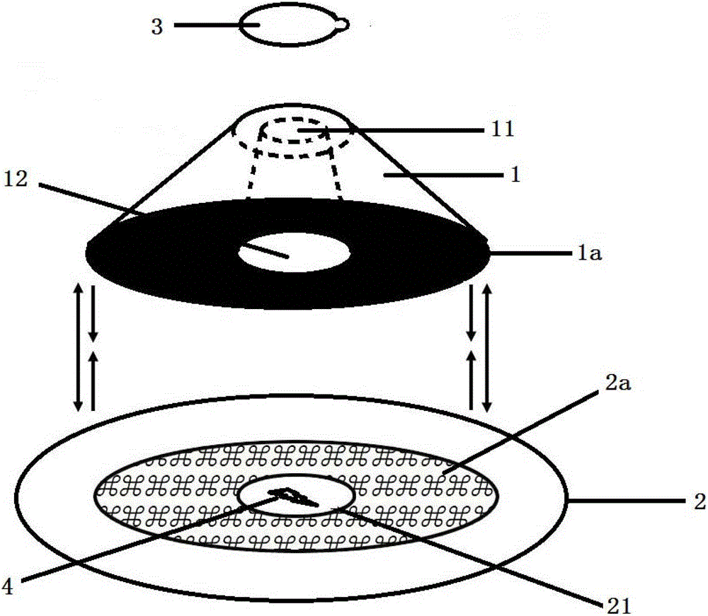 A detachable wound and neonatal umbilical cord care device