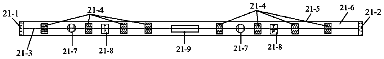 Marine environment information subsurface buoy device based on multi-parameter sensor