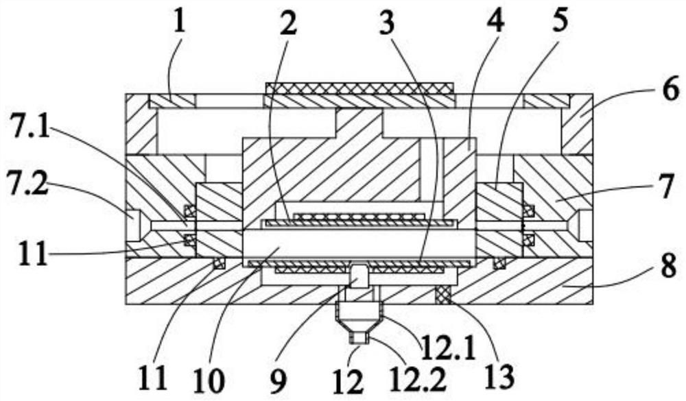 A drive and valve control fusion type fluid drive device