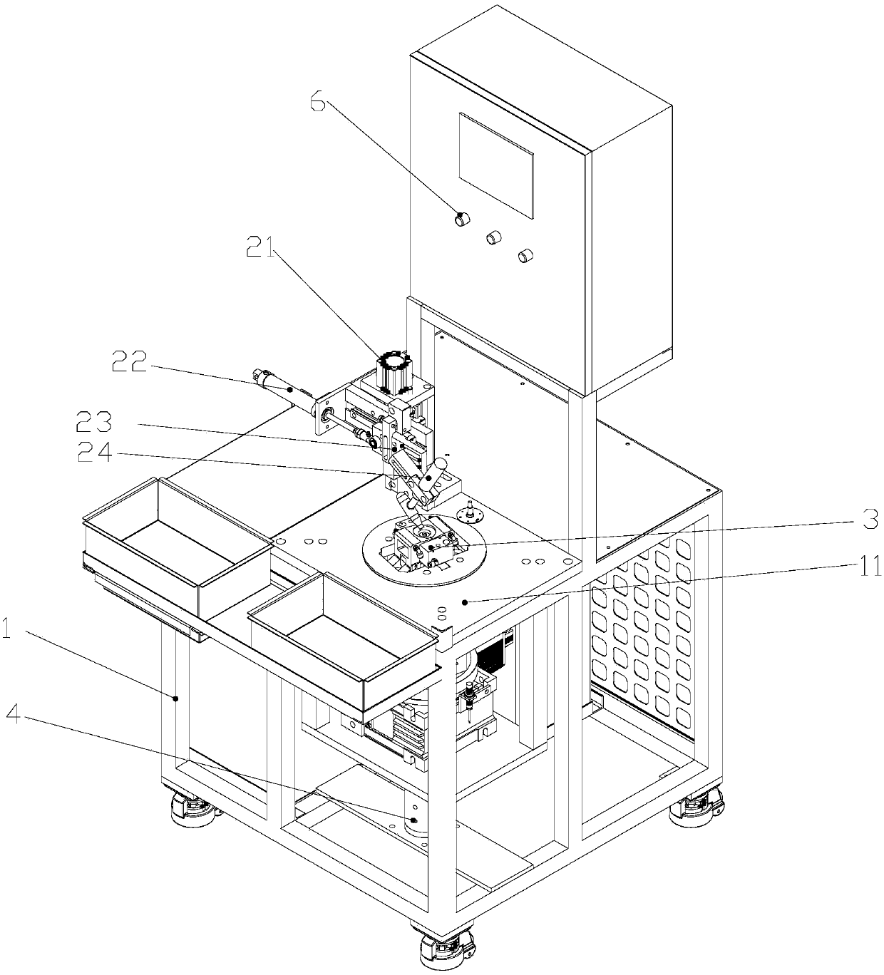 Automatic gear welding mechanism