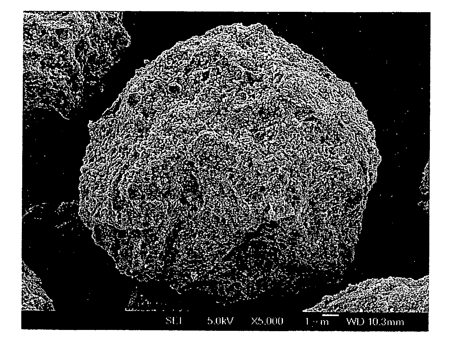 Cathode material for manufacturing a rechargeable battery