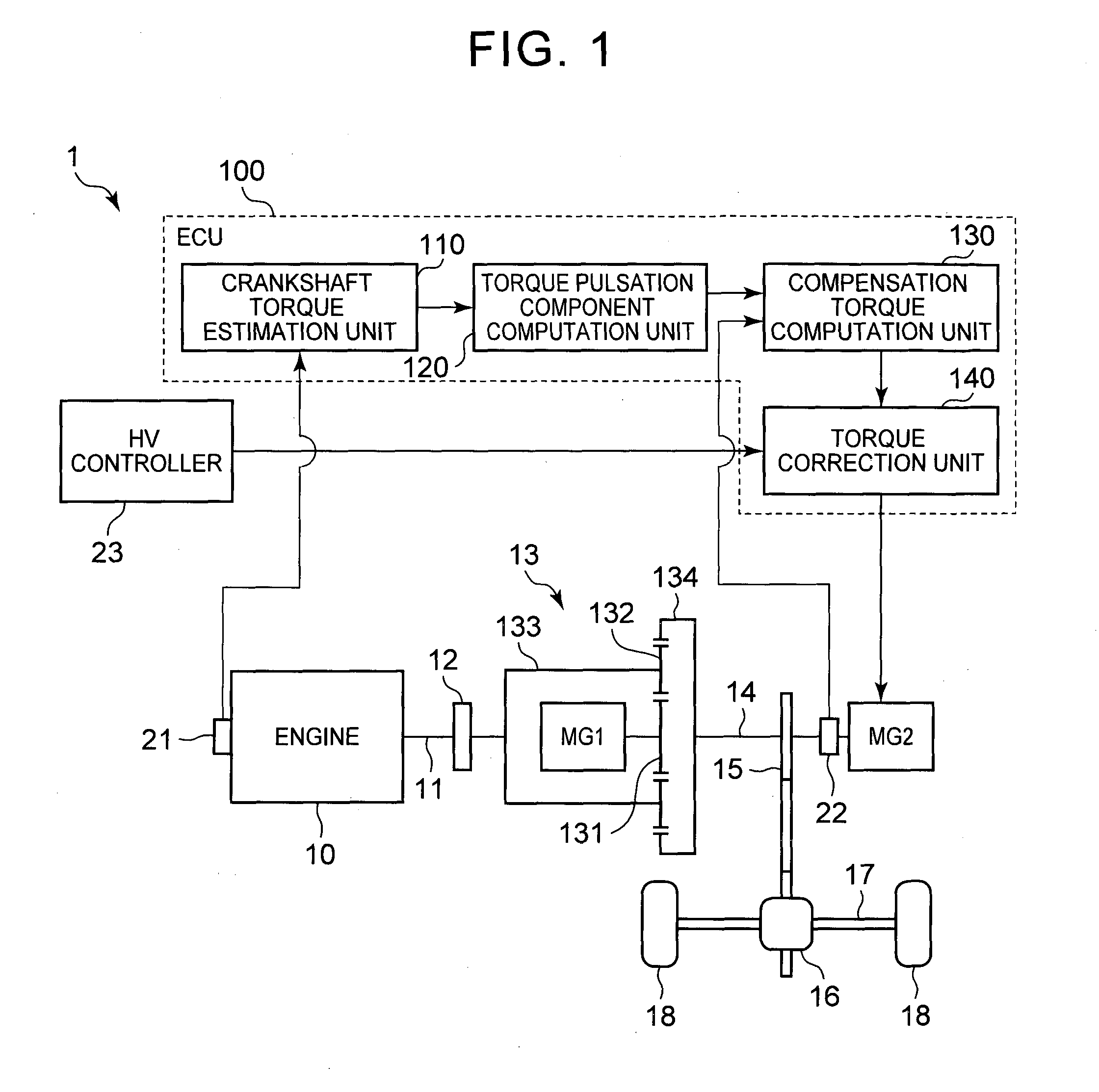 Control device for hybrid vehicle