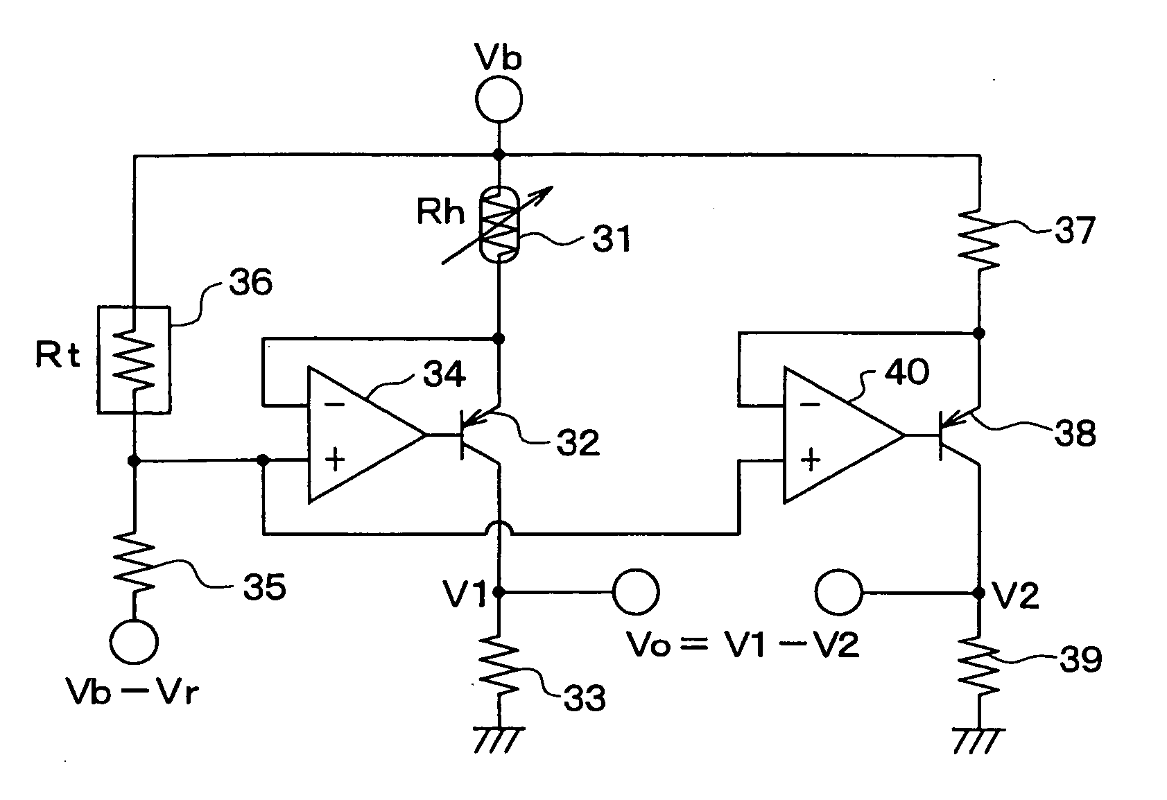 Heat-radiation type flow sensor