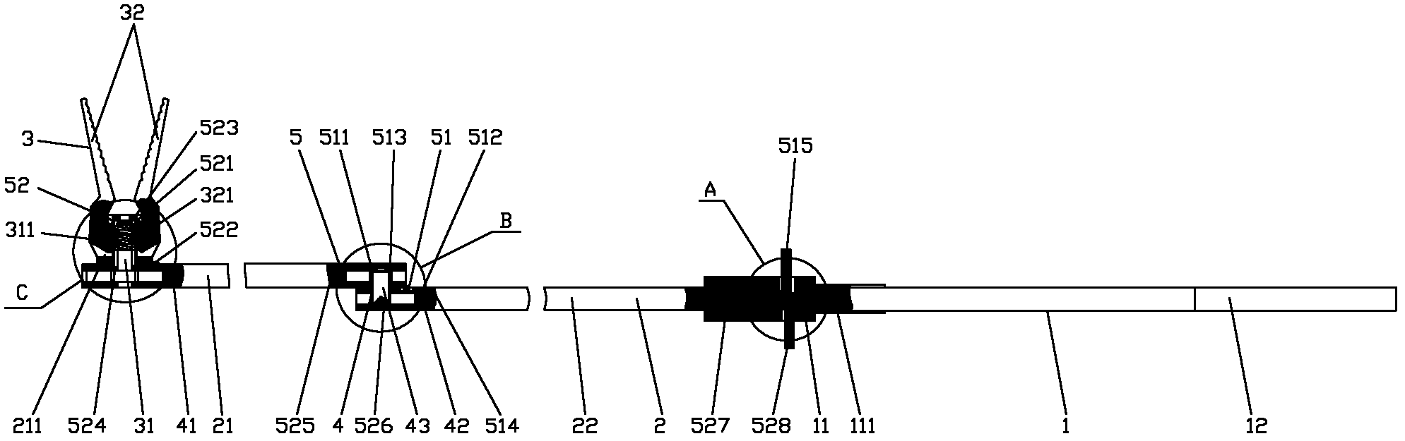 Medical needle-holding forceps