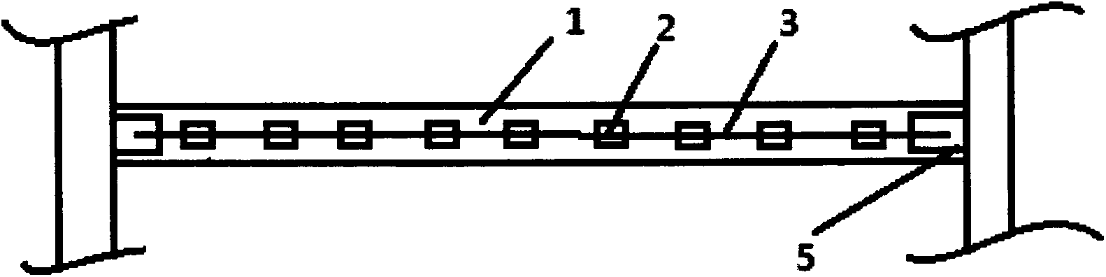 LED (light-emitting diode) support emitting light at 360 degrees, LED lamp post with support, and preparation method of support