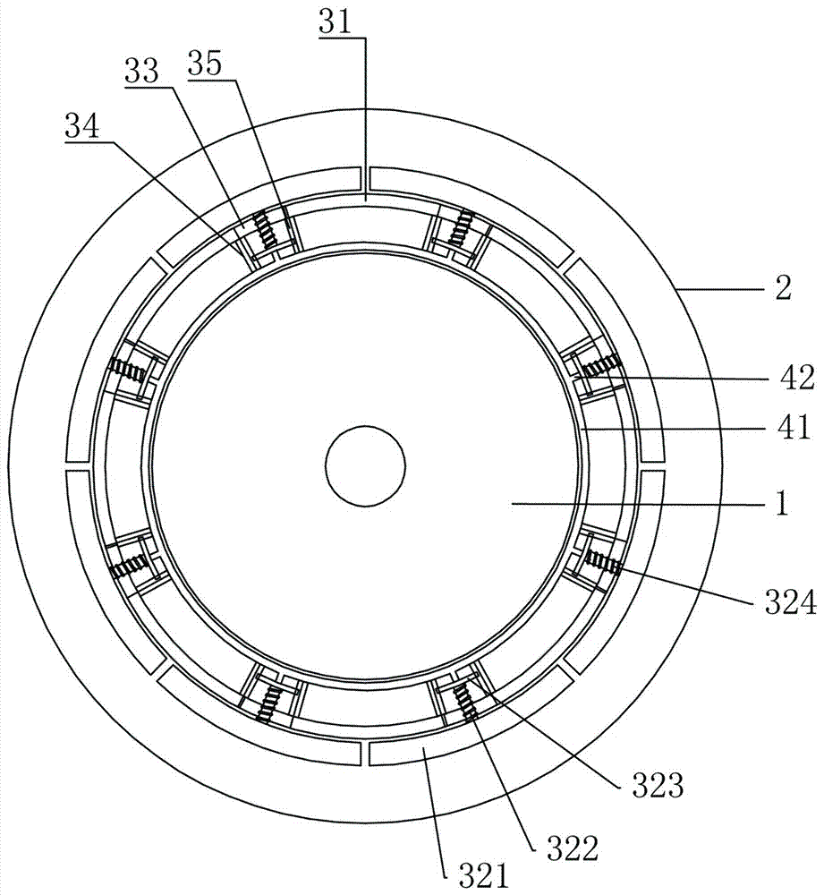 Device for keeping automobile body stable after tire burst