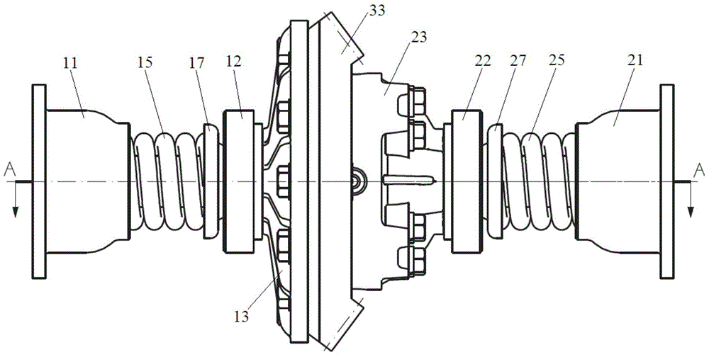 Anti-skid differential and automobile