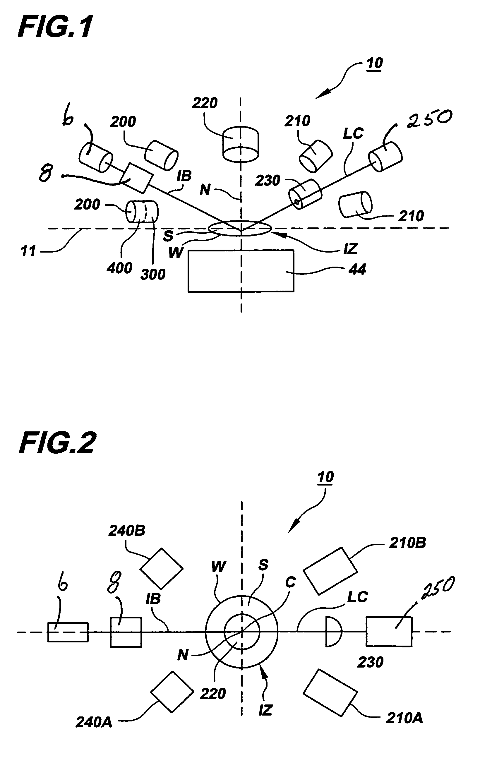 Threshold determination in an inspection system