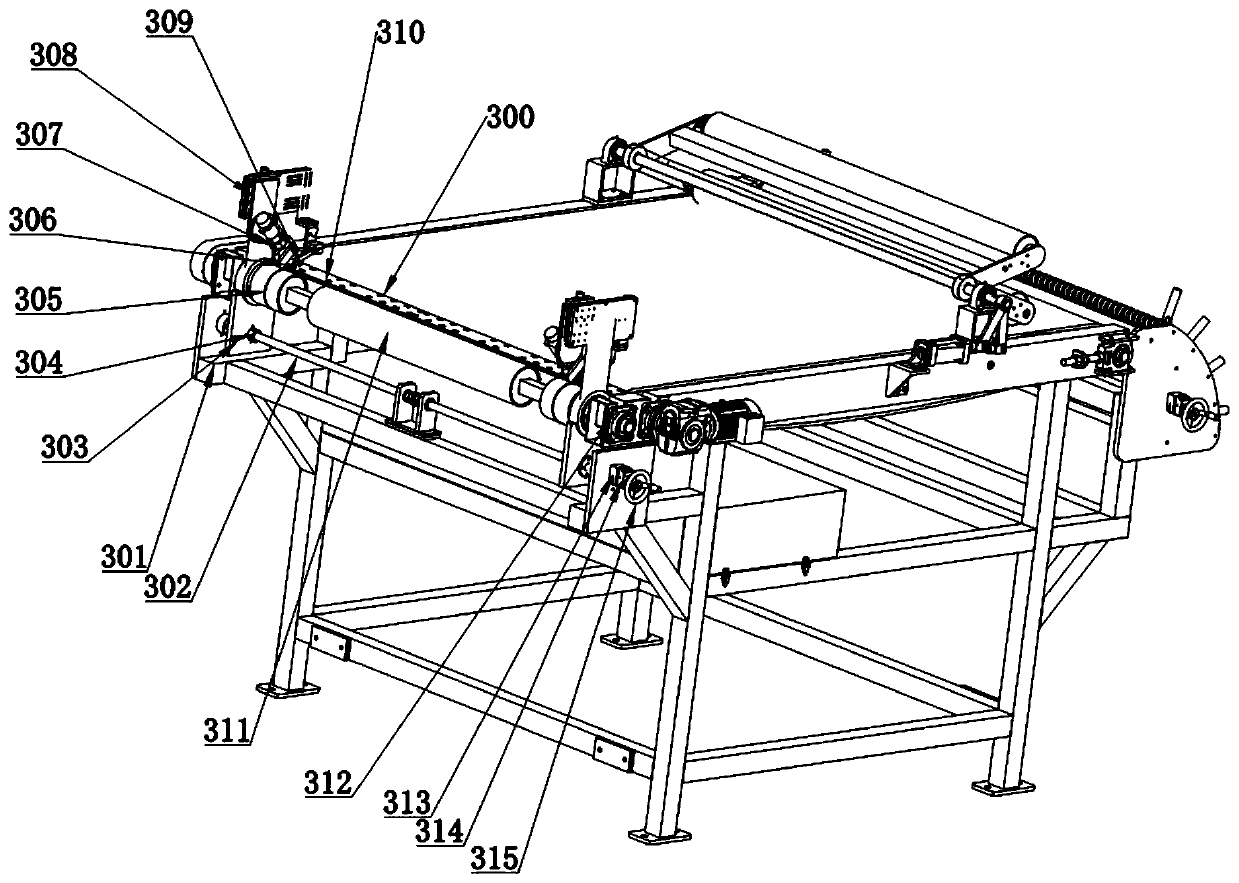 An ultrasonic cutting device applied to fixed-length trimming of rubber materials