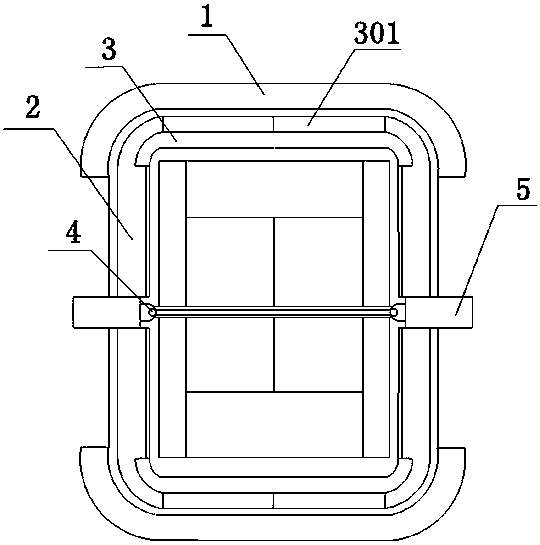 Tennis frame with tennis ball collection function