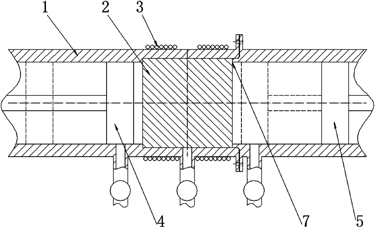 Gas-protection precision cold welding system with intermittent demagnetizing cooling device