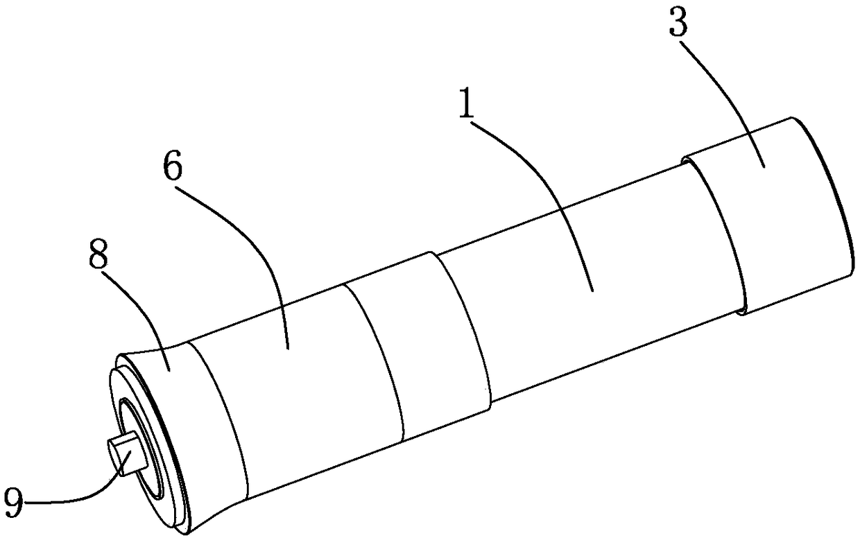 Chemical corrosion-free liquid chromatographic column tube