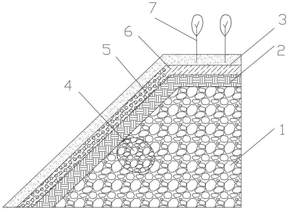 Method for repairing and managing coal gangue dump by using coal-based solid waste