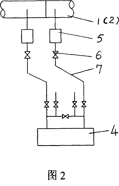 Combined device for measuring wet steam flow and dryness and measuring method thereof