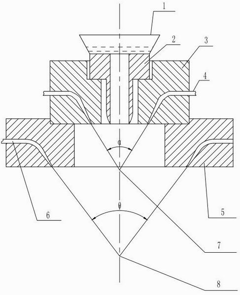 Method for producing spherical stainless steel powder material by using high pressure water atomization method