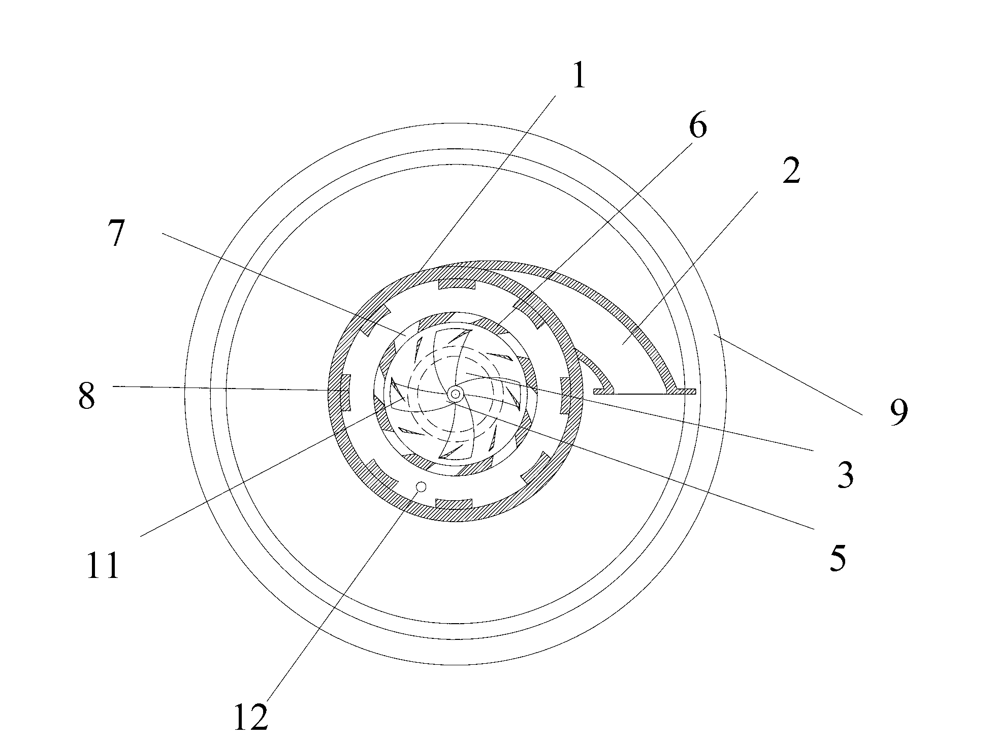 Hydrodynamic wind power propulsion device and cooling tower wind power system