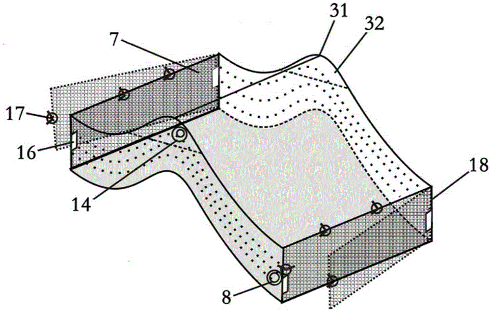 Physical simulation experiment device and method for hydrodynamic petroleum reservoir