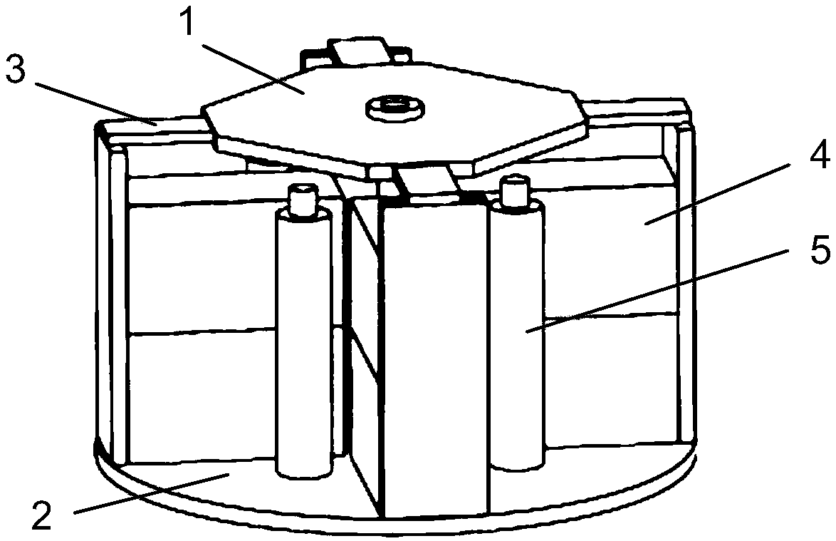 Rigidity-controllable positive stress electromagnetic vibration platform and control method