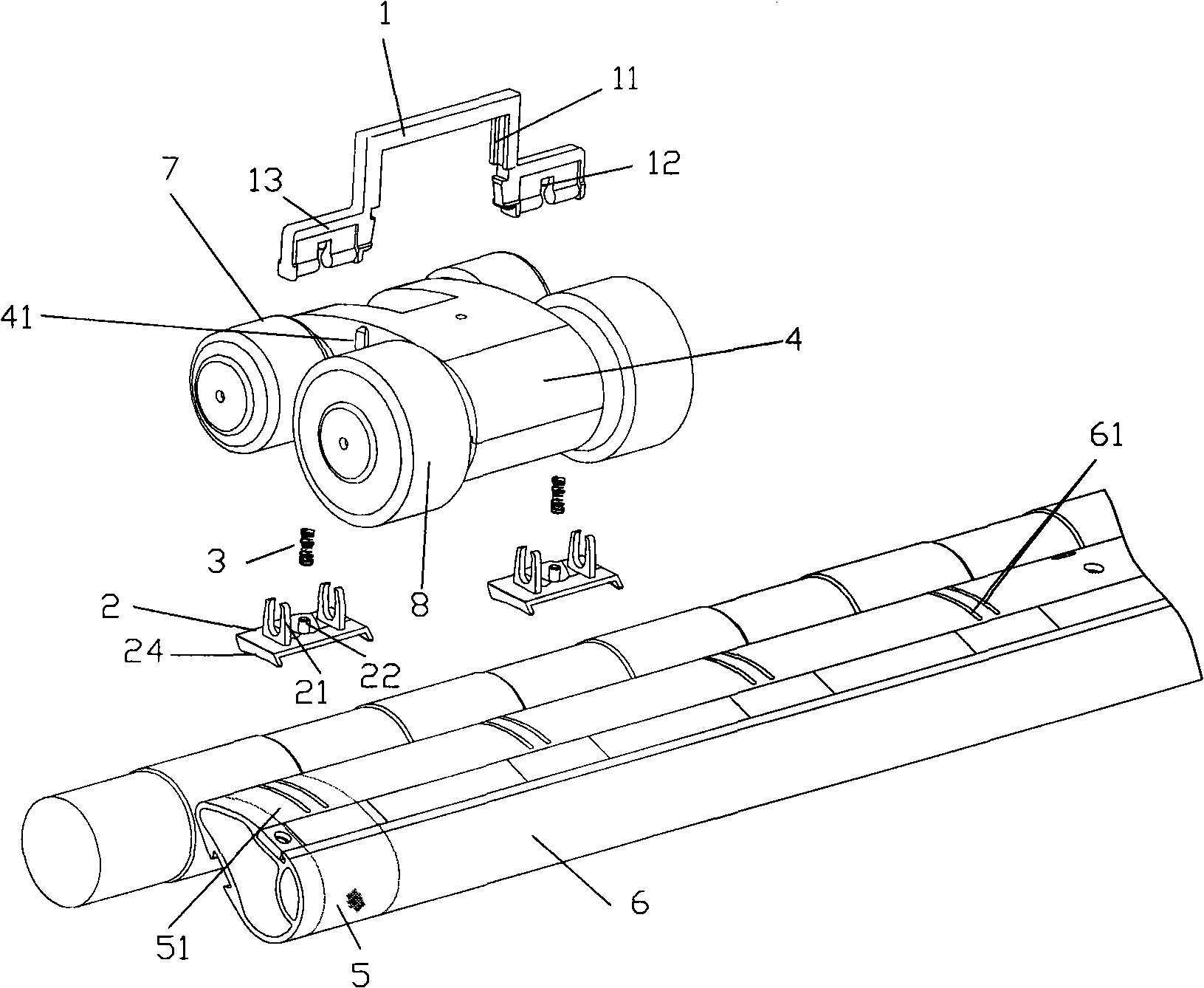 Yarn-collecting device for compact spinning