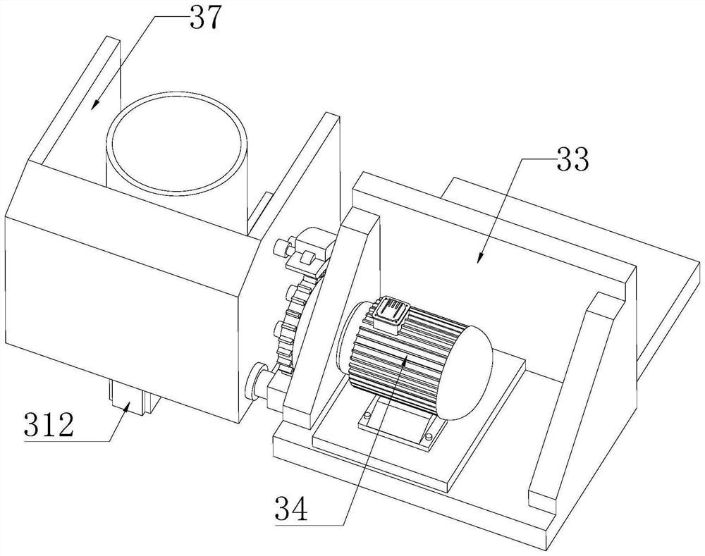 Garbage collecting device of garbage truck