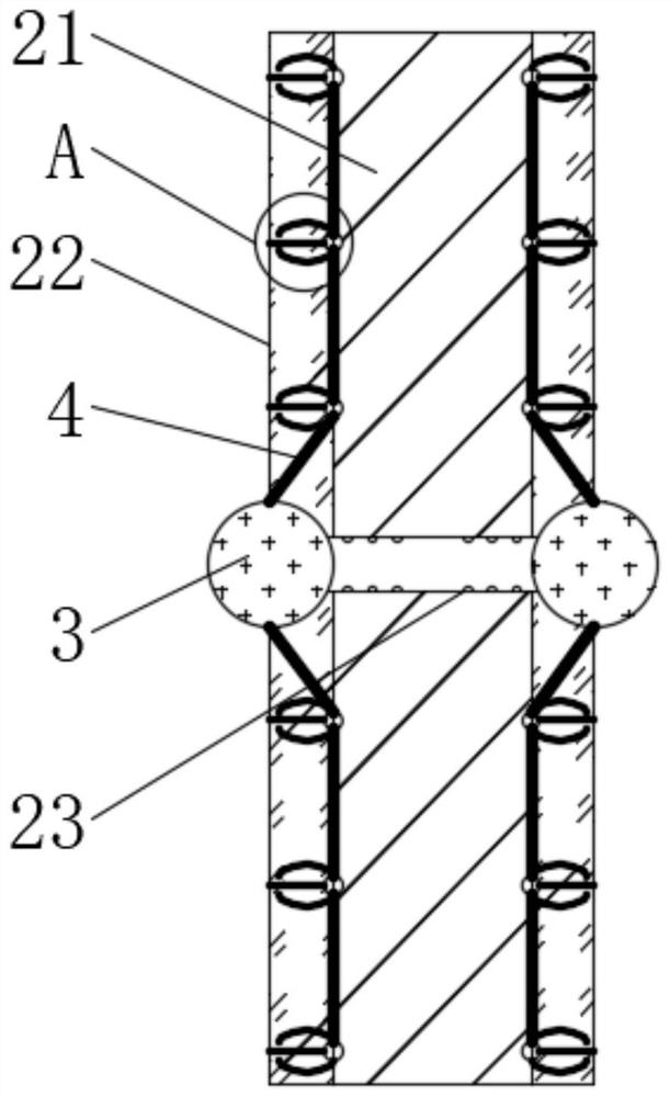 Outer-layer variable heat dissipation structure of transformer