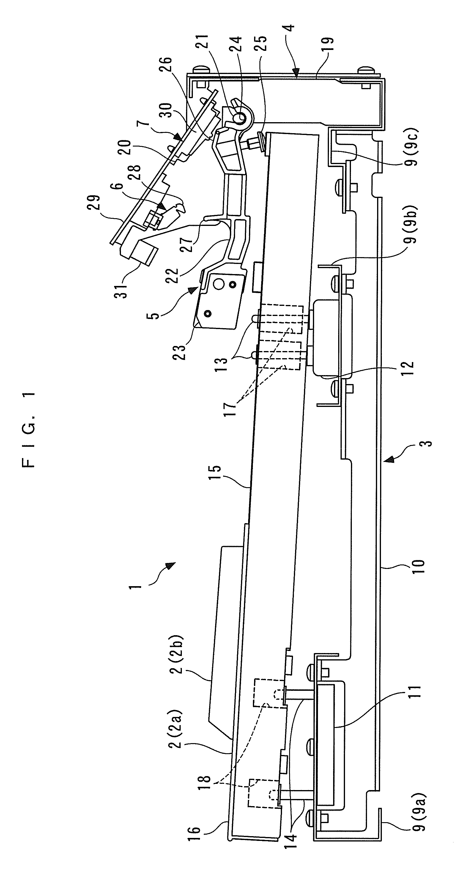 Key switch for electronic piano