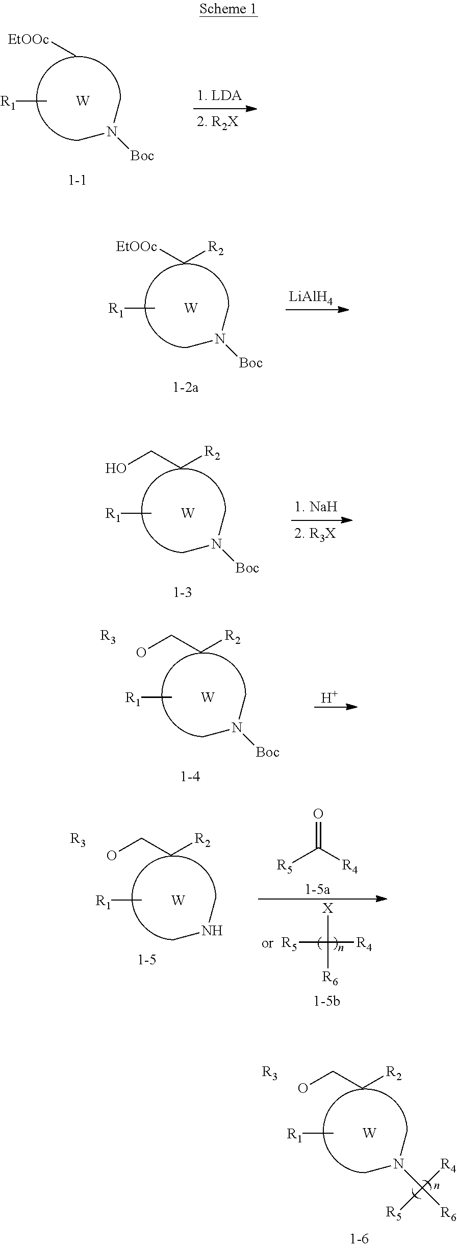 Polycyclic amines as opioid receptor modulators