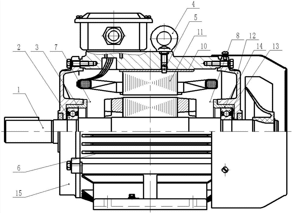 Low-vibration motor with vibration isolation sleeve structure