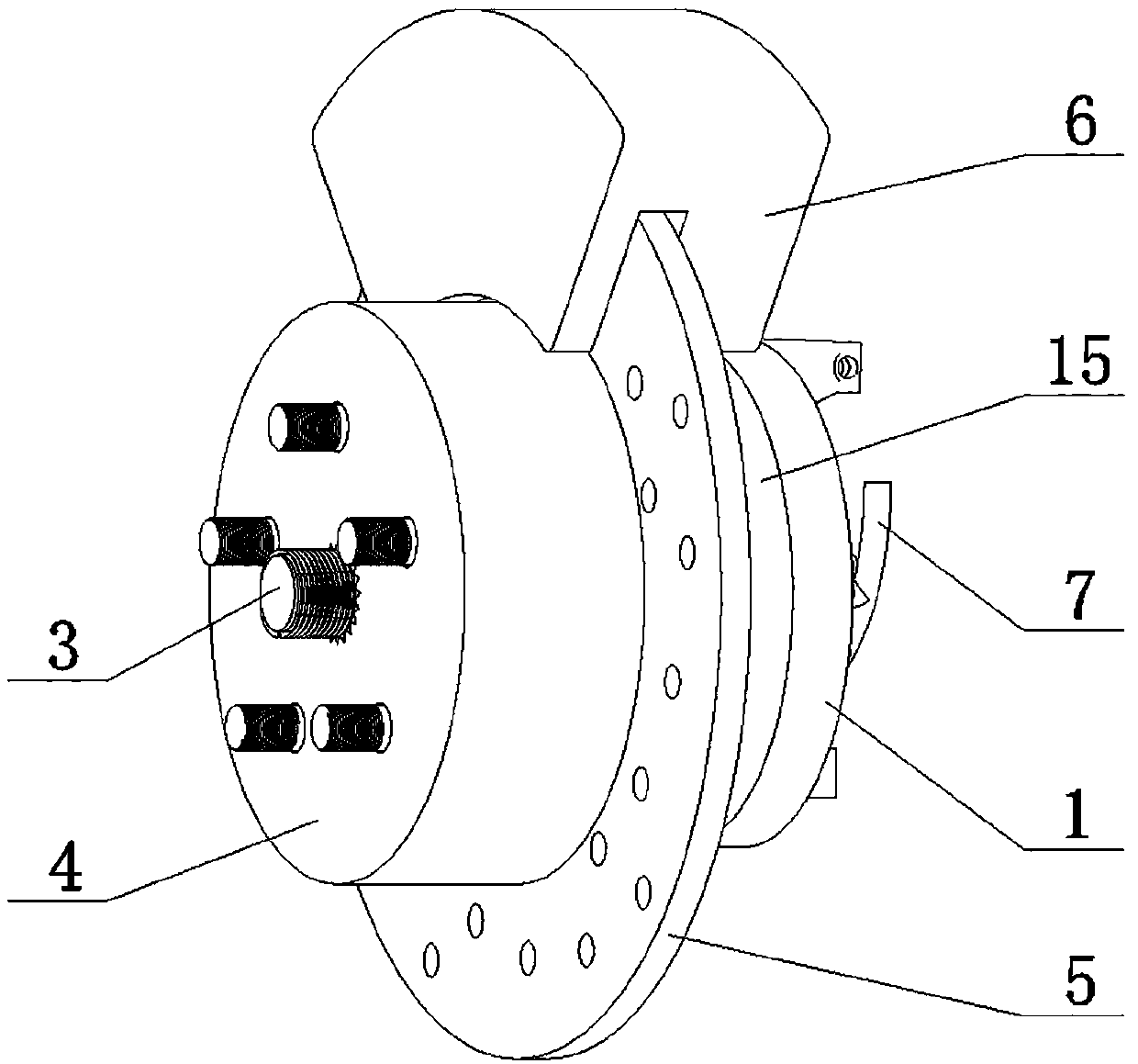 Braking generator of electric vehicle