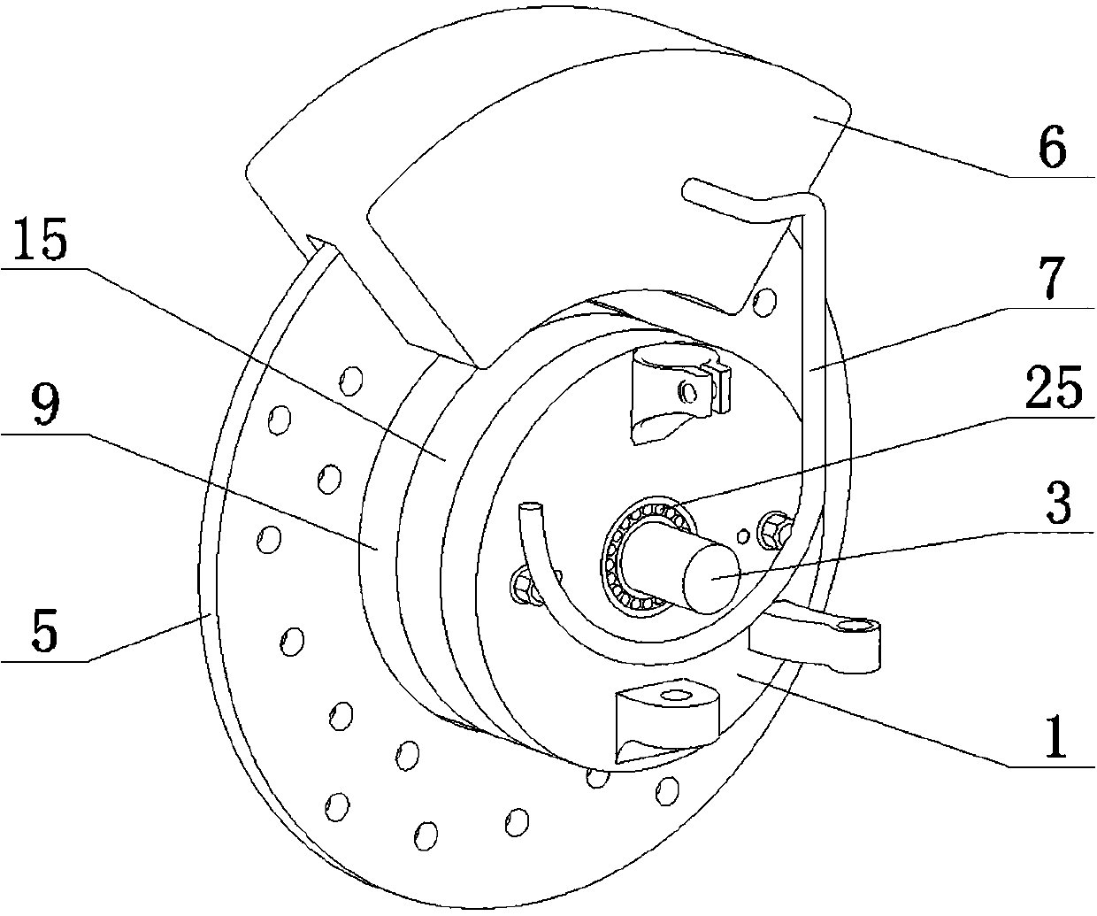 Braking generator of electric vehicle