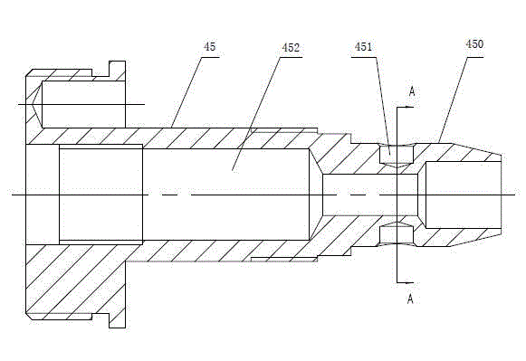 Locking mechanism of abdominal operation forceps