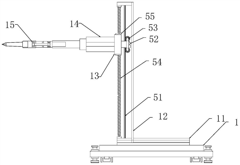 Municipal strip-shaped green belt trimming device