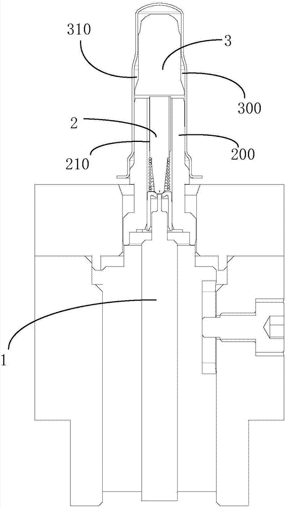 Pressurized valve magnetic isolation tube and valve body press-fitting device