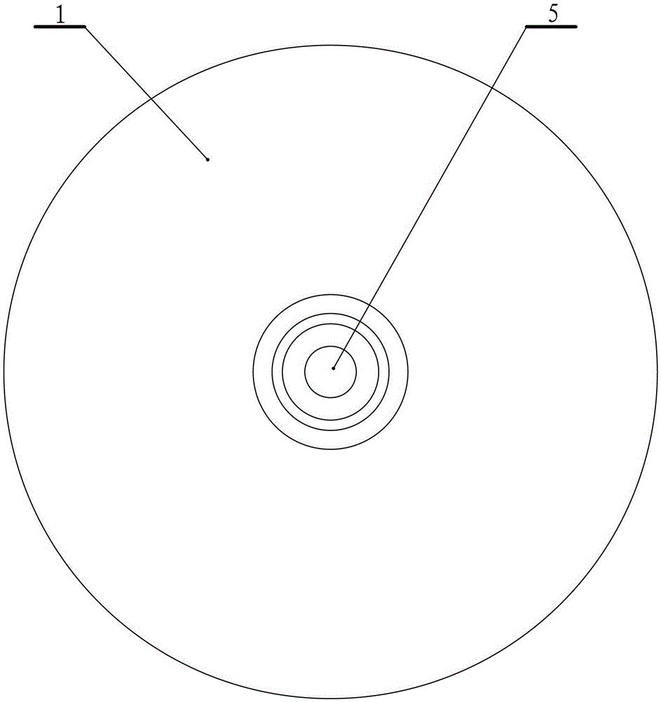 Large bottom plate of annular heating furnace using forged blank and manufacturing method thereof