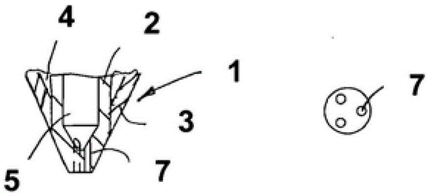 Spinneret for spinning yarn, spinning device for spinning yarn and method for spinning yarn