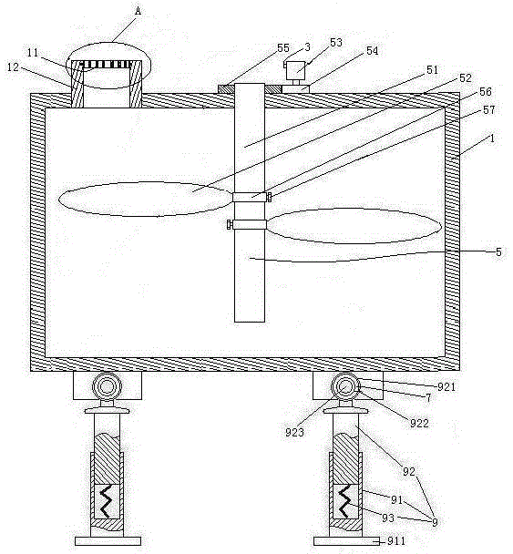 Graphene amino resin preparation method and device