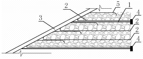 Aseismatic measure of high earth-rock dam and construction method thereof