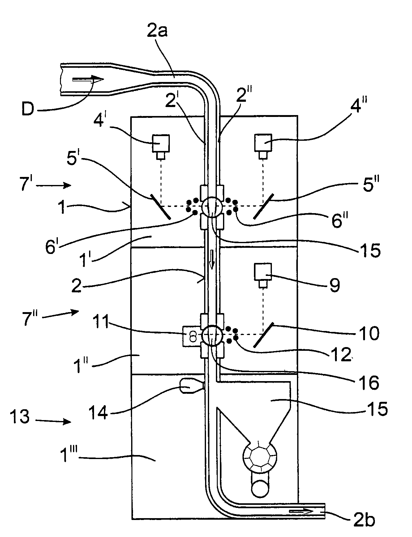 Apparatus in a spinning room preparation, ginning or the like installation for detection of foreign matter in fibre material