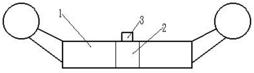 Visual identification and separation device of underground coal mine belt conveyor