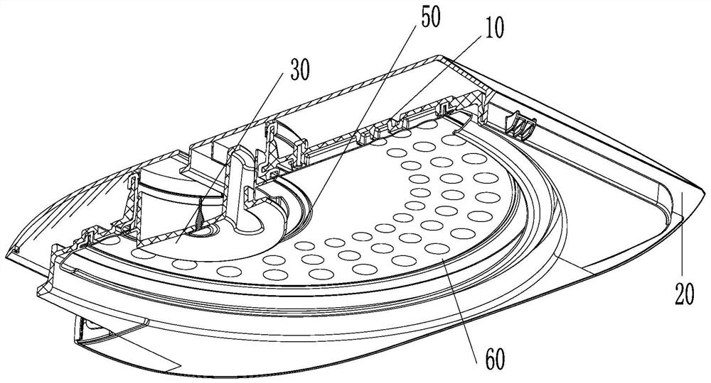 Cooker cover assembly and electric rice cooker having same