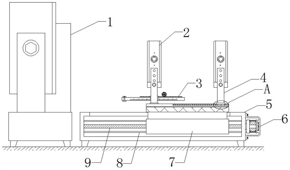 Seamless steel tube head shrinkage control device