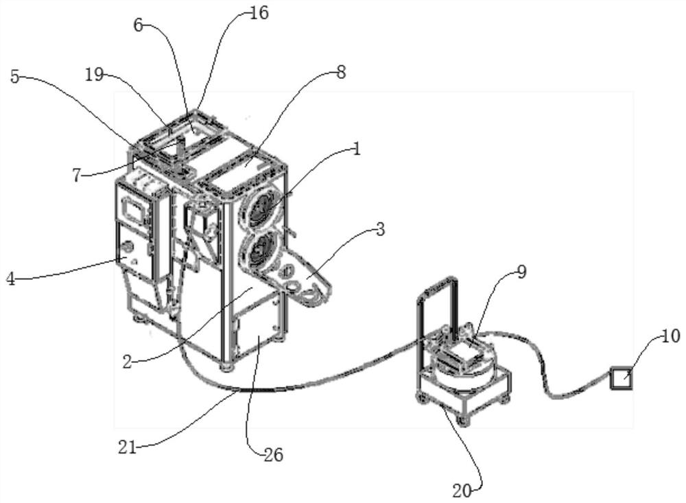 Dust removal system device suitable for purifying flammable and explosive dust