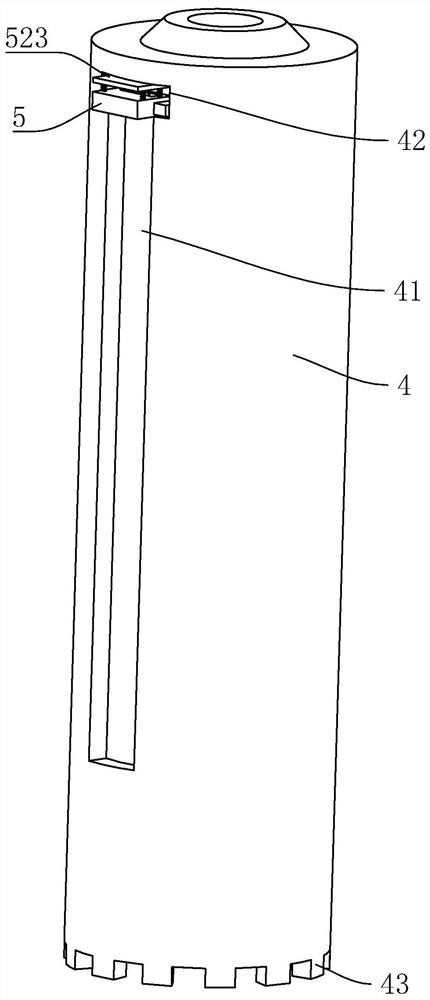 Surface mine ecological geological environment exploration sampling device