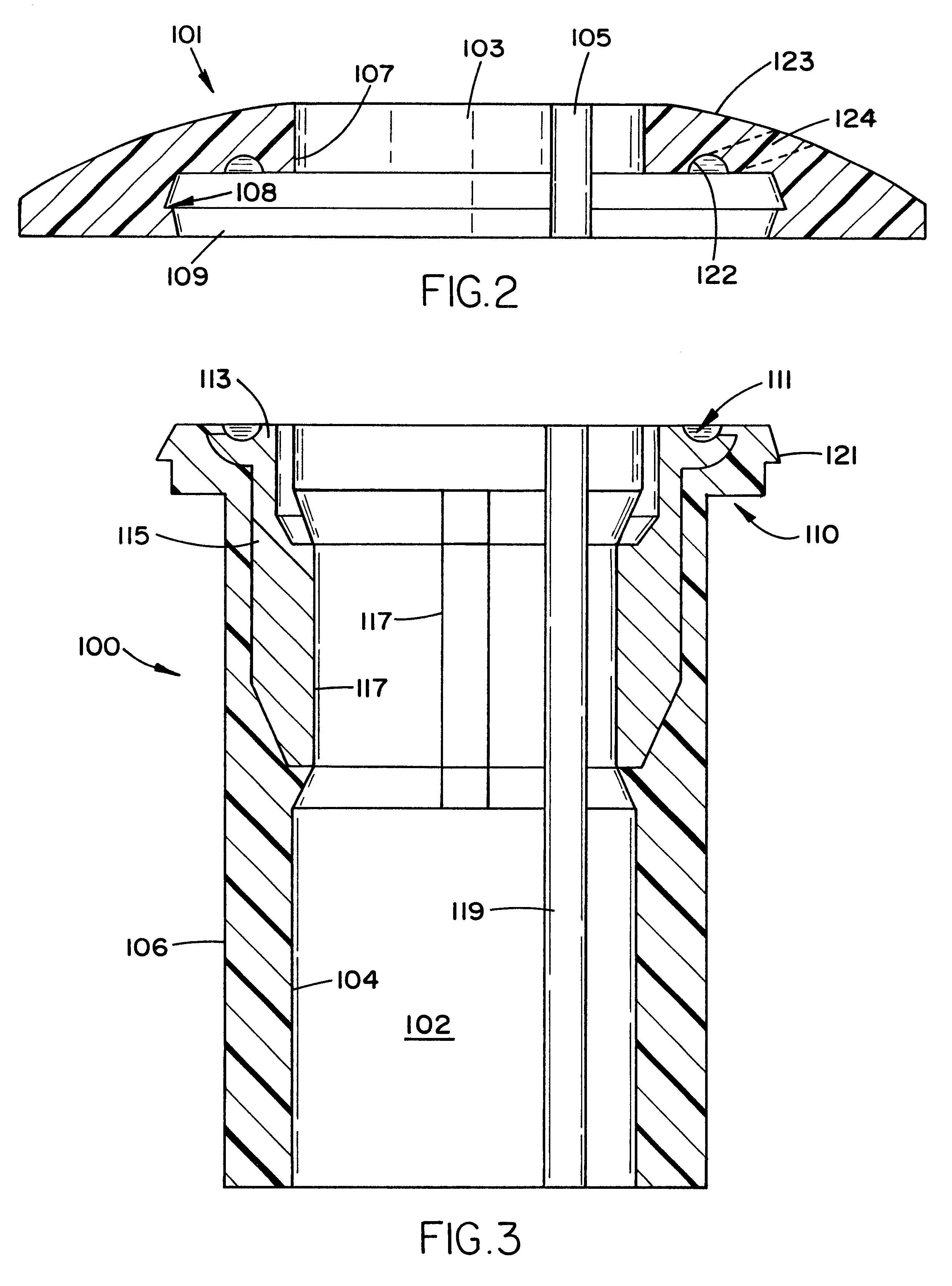 Electrode-lead coupling skull mounted port assembly